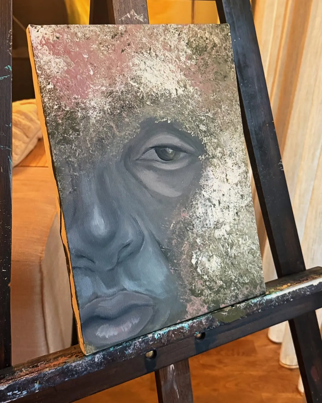 untitled · mavi yüz